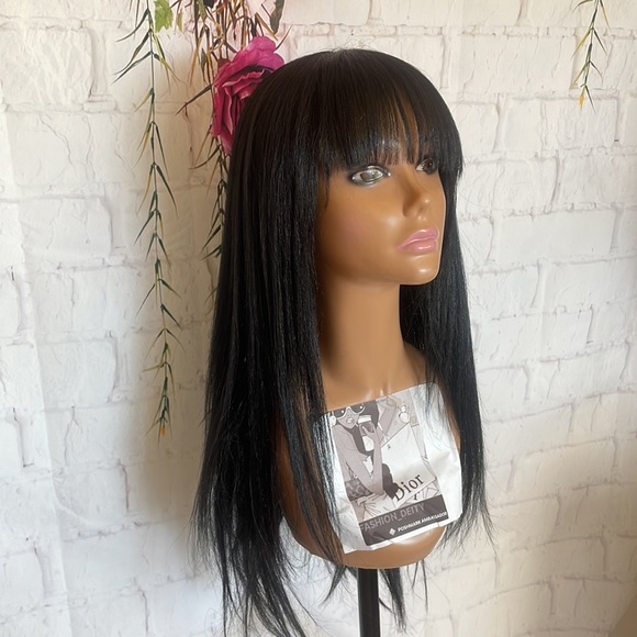 ? 24” Layered BROWN OMBRE YAKI STRAIGHT Bang Wig *NEW* main image 8